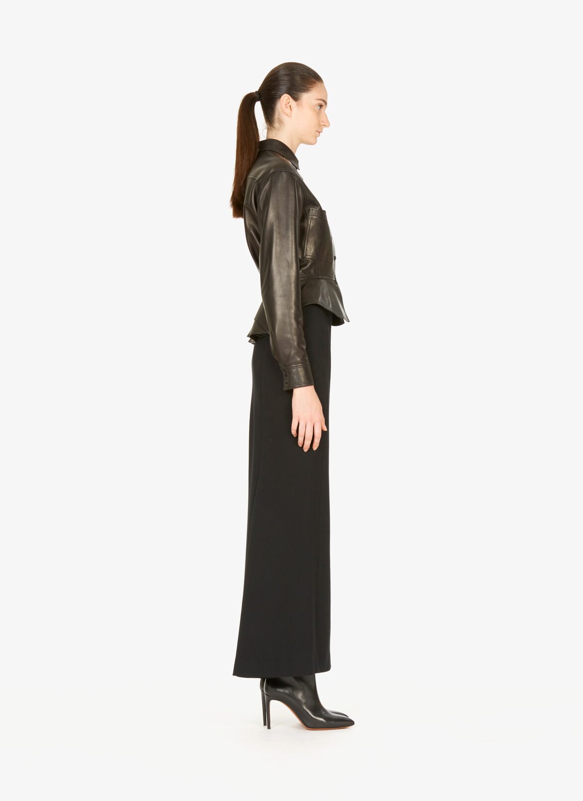 Alaïa Edition 1993 Leather Shirt ALAÏA BLACK ALAÏA EDITION 1993 LEATHER SHIRT
